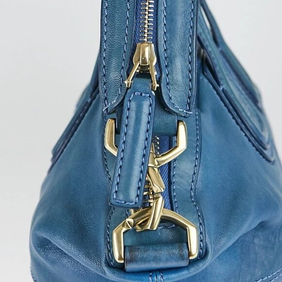 Givenchy Blue Leather Small Nightingale Bag - Picture 7 of 12